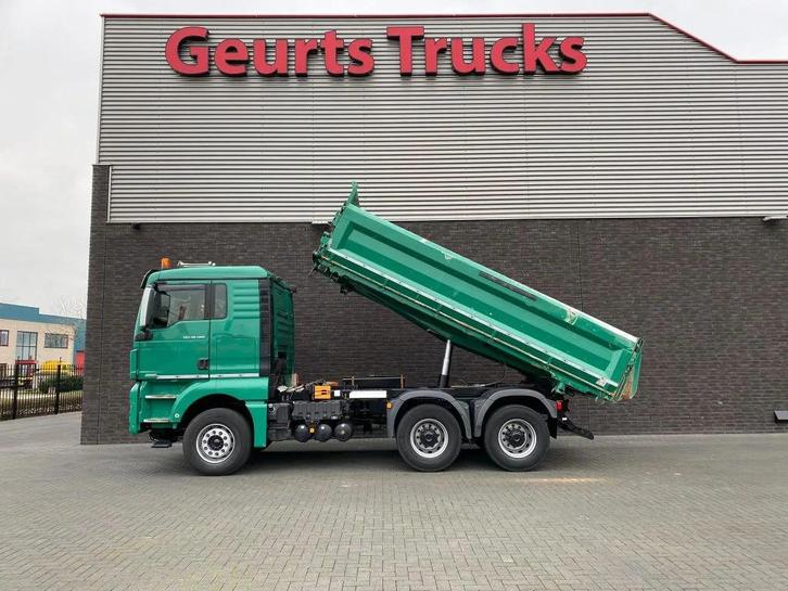 MAN TGX 26.560 6X4 BB + 3 ZIJDIGE KIPPER/TIPPER BORD MATIC, Auto's, Vrachtwagens, Te koop, ABS, Airconditioning, Centrale vergrendeling