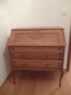 Bureel secretaire meubel eik 85cm breed, Enlèvement, Utilisé