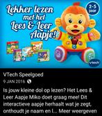 Lekker lezen met lees en leer Aapje., Kinderen en Baby's, Ophalen