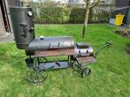 Oklahoma BBQ Smoker 16” met smoke tower, Tuin en Terras, Ophalen
