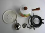 vintage fondue set, Elektronische apparatuur, Fondueset, Brander, Gebruikt, Ophalen