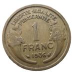 FRANCE.... 1 franc Morlon -année 1936, Timbres & Monnaies, Enlèvement ou Envoi, Monnaie en vrac, France