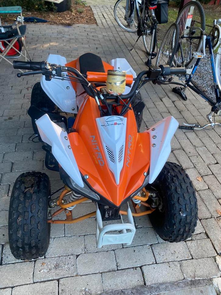 Elektrische Quad leeftijd 9 tot 13 jaar, Fietsen en Brommers, Minibikes, Midibikes en Pitbikes, Zo goed als nieuw, Ophalen