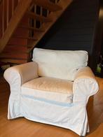 Fauteuil IKEA EKTORP (+ repose pied), Maison & Meubles, Fauteuils, Enlèvement, Comme neuf, 100 à 125 cm, 75 à 100 cm