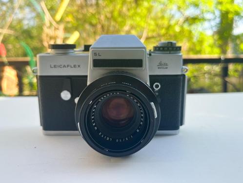 Leicaflex SL 50 mm Sumicron Leica met originele tas, Audio, Tv en Foto, Fotocamera's Analoog, Gebruikt, Spiegelreflex, Leica, Ophalen