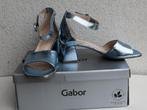 Gabor glimmende blauwe sandalen - 38,5, Kleding | Dames, Schoenen, Blauw, Gabor, Nieuw, Sandalen of Muiltjes
