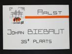 Reclamekaart CVP verkiezingen 1988 Aalst Johan Biebaut, Verzamelen, Ophalen of Verzenden, 1980 tot heden, Ongelopen, Oost-Vlaanderen