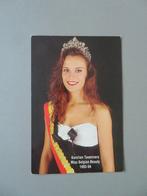Karolien Taverniers Miss Belgian Beauty 1993 reclame kaart, Verzamelen, Muziek, Artiesten en Beroemdheden, Verzenden, Zo goed als nieuw