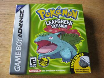 Pokémon LeafGreen Version Game Boy pour Nintendo