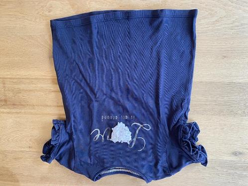 frizzle marineblauwe t-shirt met love print maat 116 - BD3, Kinderen en Baby's, Kinderkleding | Maat 116, Zo goed als nieuw, Meisje