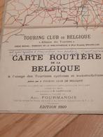 oude wegenkaart 1909  / carte routière de la Belgique, Ophalen