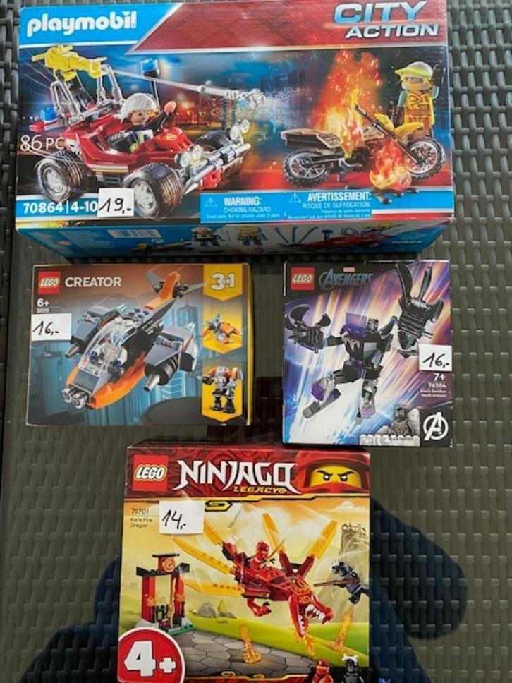Enkele setten lego en playmobil,  ongeopend, Kinderen en Baby's, Speelgoed | Duplo en Lego, Nieuw, Lego, Complete set, Ophalen
