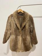 Vintage fur jacket, Verzenden, Gedragen, Maat 38/40 (M), Beige