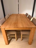 Tafel en 6 stoelen, Huis en Inrichting, Ophalen, Zo goed als nieuw