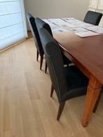 Tafel in kerselaar  , 2m op 1 m, uittrekbaar tot 2.90 m en 7, Ophalen, Gebruikt