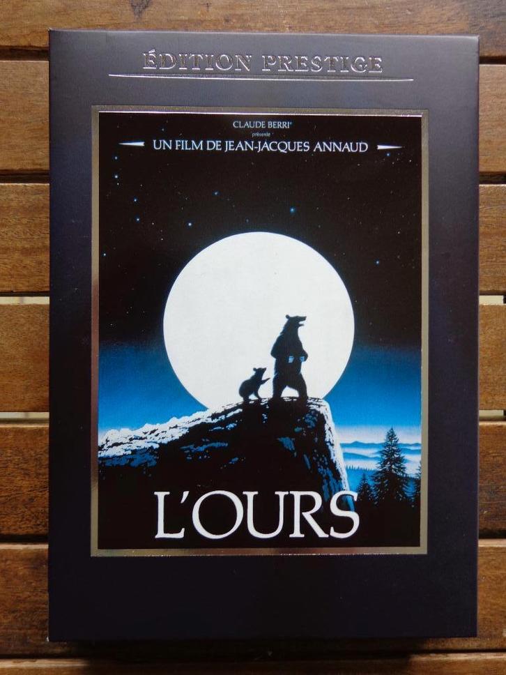 )))  L' Ours  //  Jean-Jacques Annaud / Ed. Prestige  (((, CD & DVD, DVD | Aventure, Comme neuf, Coffret, Tous les âges, Enlèvement ou Envoi