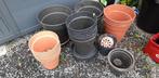 lot de 28 pots de fleur pour jardin, Synthétique, 25 à 40 cm, Rond, Enlèvement