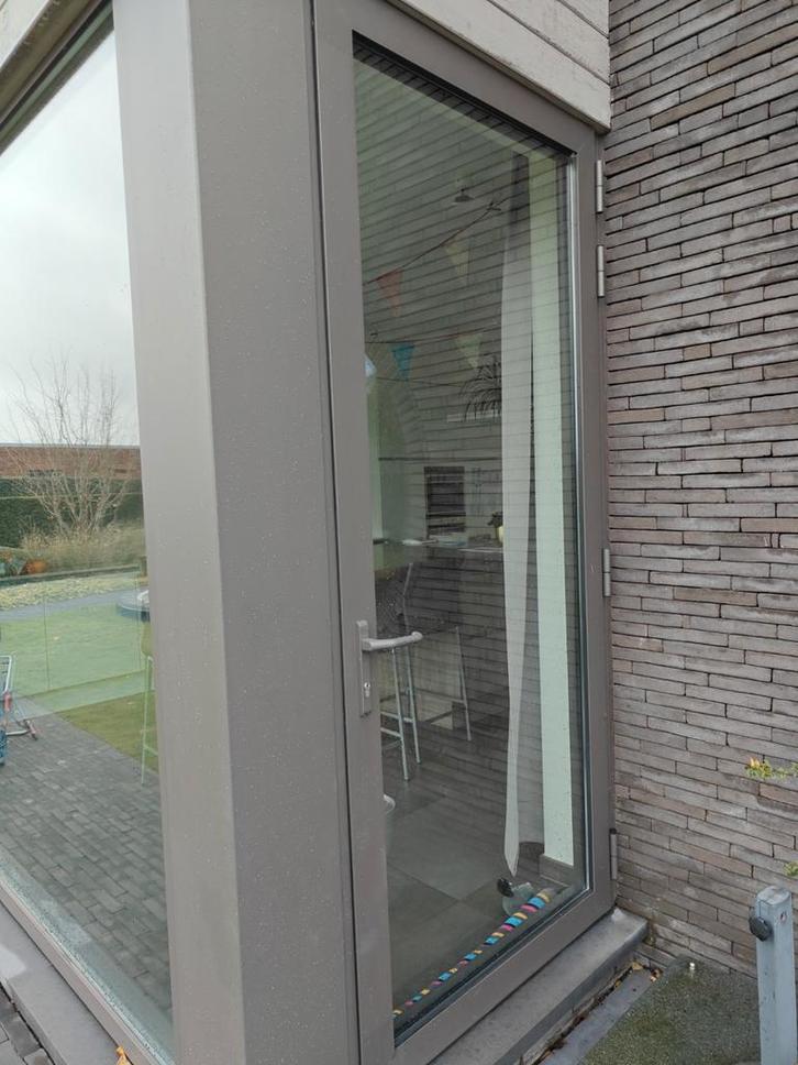 Glazen buitendeur te koop, Doe-het-zelf en Bouw, Raamkozijnen en Schuifdeuren, Aluminium, Ophalen