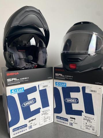2x Shoei Neotec 2 / sena-srl mesh Harman Kardon beschikbaar voor biedingen