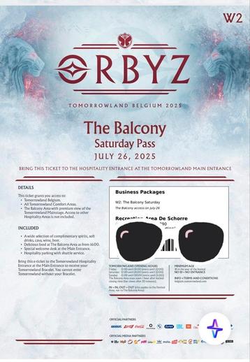 2x ticket TML weekend 2, zaterdag  beschikbaar voor biedingen