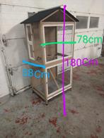 volière 180x58x78 groot en ruim  gratis transport, Dieren en Toebehoren, Ophalen, Zo goed als nieuw, Hout, Volière