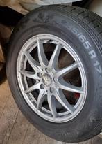 4 wielen + 4 originele Mercedes winterbanden, Auto-onderdelen, Banden en Velgen, Ophalen, Gebruikt, 17 inch, Winterbanden