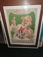 Oude reclame affiche drank, Verzamelen, Ophalen of Verzenden, Zo goed als nieuw, Reclame