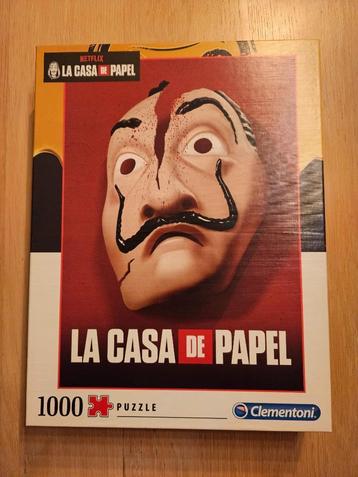 Puzzel La casa de papel 1000 stukjes beschikbaar voor biedingen