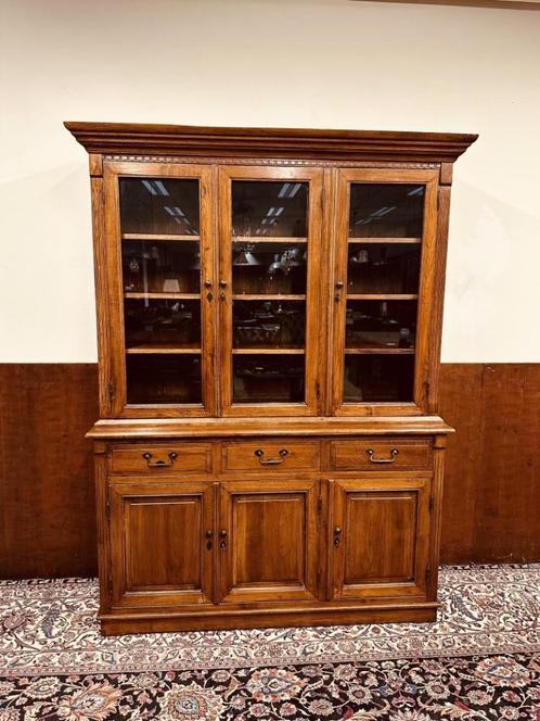 Klassiek Engelse Boekenkast Buffetkast Kast, Antiek en Kunst, Antiek | Kantoor en Zakelijk, Ophalen of Verzenden