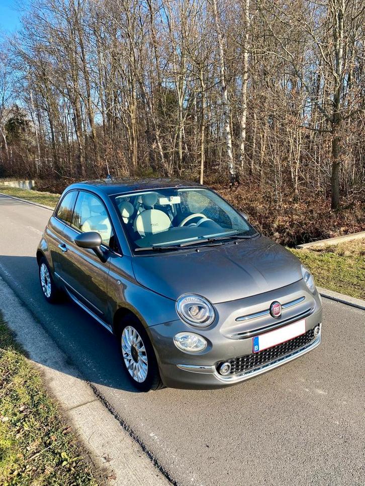 Fiat 500 1.2 Automaat | 2017 | 51.000 km | PANO, Auto's, Fiat, Particulier, Bluetooth, Benzine, Stadsauto, 3 deurs, Automaat, Zilver of Grijs