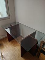 glazen tafelblad (enkel het blad), Ophalen, Gebruikt, 50 tot 100 cm, Glas