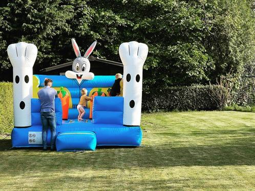 springkasteel konijntje te huur regio Brecht, Hobby en Vrije tijd, Feestartikelen | Verhuur, Nieuw, Ophalen