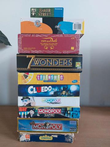 10 keer plezier - verzameling gezelschapspellen  beschikbaar voor biedingen