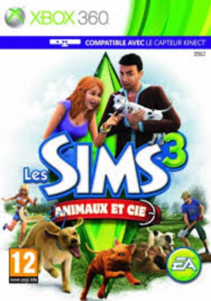 De Sims 3: Dieren en co. (Xbox 360), Games en Spelcomputers, Games | Xbox 360, Gebruikt, Overige genres, 1 speler, Vanaf 12 jaar