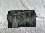 Louis Vuitton City Keepall, Zwart, Zo goed als nieuw, Leer, Ophalen