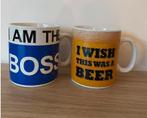 Set de 2 grands mugs - textes humoristiques - 5€ 5,00€, Enlèvement ou Envoi, Neuf