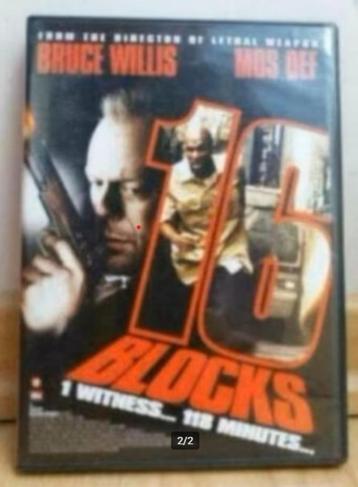 2 DVDs Bruce Willis - Hostage / 16 Blocks beschikbaar voor biedingen