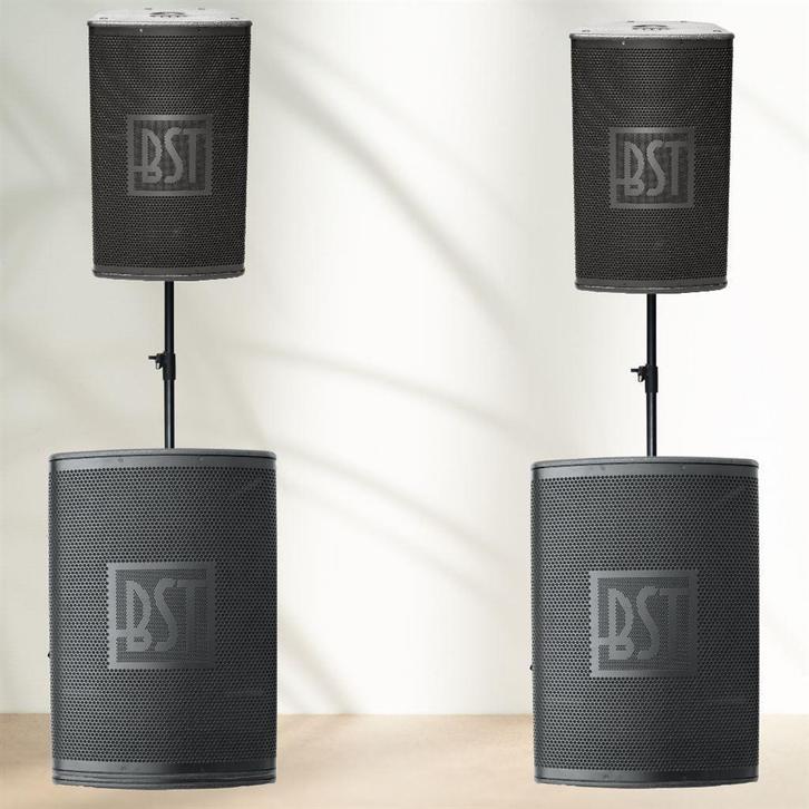 Actieve zang set 2 x 15Inch speakers en 2 x 18Inch subwoofer, Audio, Tv en Foto, Luidsprekerboxen, Nieuw, Subwoofer, Ophalen of Verzenden