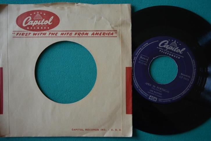 Les Baxter  – April In Portugal (8) - vinyl singel, Cd's en Dvd's, Vinyl Singles, Gebruikt, Single, Jazz en Blues, 7 inch, Ophalen of Verzenden