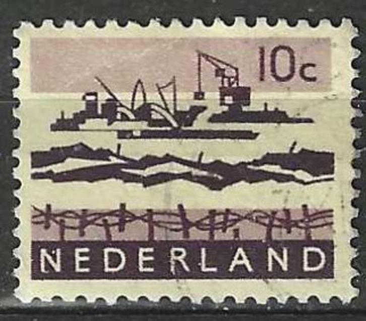 Nederland 1962-1963 - Yvert 761 A - De Deltawerken (ST), Postzegels en Munten, Postzegels | Nederland, Gestempeld, Verzenden