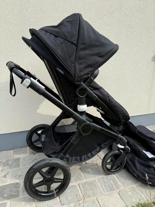 Bugaboo fox 3 kinderwagen met babystuk zwart, Kinderen en Baby's, Kinderwagens en Combinaties, Gebruikt, Kinderwagen, Bugaboo
