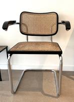 Twee mooie vintage Marcel Breuer armchair stoelen, Ophalen, Gebruikt, Overige kleuren, Riet of Rotan