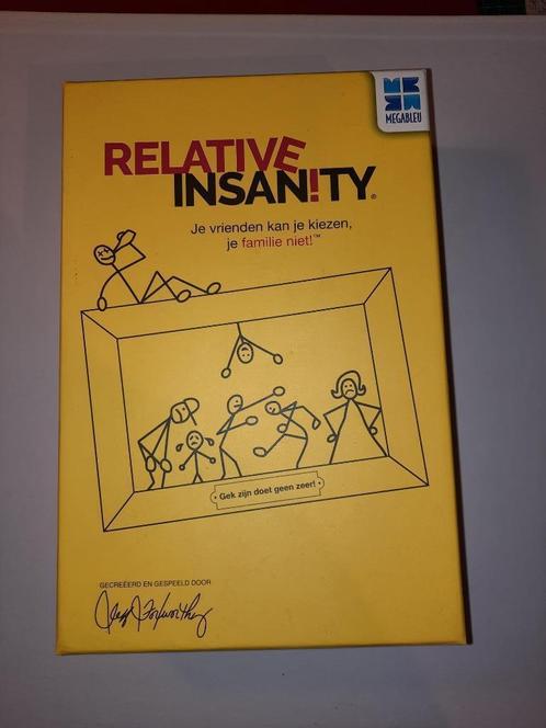 Relative insanity gezelschapsspel, Hobby & Loisirs créatifs, Jeux de société | Jeux de cartes, Comme neuf, Cinq joueurs ou plus