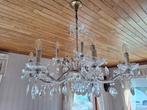 Glazen luster, Huis en Inrichting, Lampen | Kroonluchters, Ophalen, Zo goed als nieuw, Glas