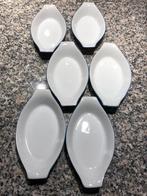 6 plats en porcelaine, Uni, Enlèvement ou Envoi, Comme neuf, Balance ou Balances