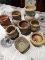8 Pots de fleurs,Prix 49€ Le tout, Jardin & Terrasse, Enlèvement, Utilisé