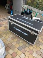 Flightcase met 2x LED Tv + houder, Flightcase, Gebruikt, Ophalen of Verzenden