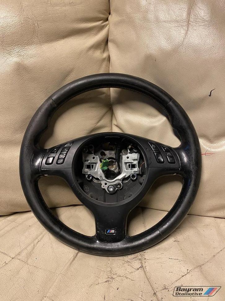 Bmw E46 M3 stuur E39 M5 stuur zwart lederen sportstuur 3-ser, Auto-onderdelen, Besturing, BMW, Gebruikt, Ophalen of Verzenden