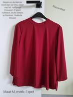 Dieprode blouse maat 38, Comme neuf, Taille 38/40 (M), Esprit, Rouge