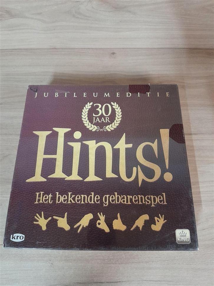 hints - jubileumeditie 30 jaar - nieuw in seal - s5675, Hobby en Vrije tijd, Gezelschapsspellen | Bordspellen, Zo goed als nieuw